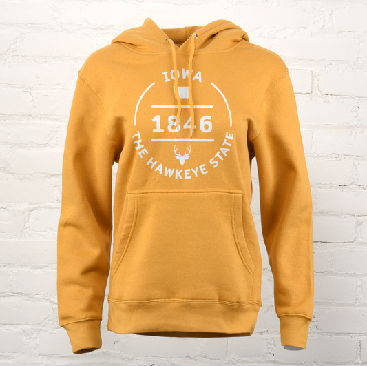 Iowa Hawkeye State Unisex Premium Hoodie