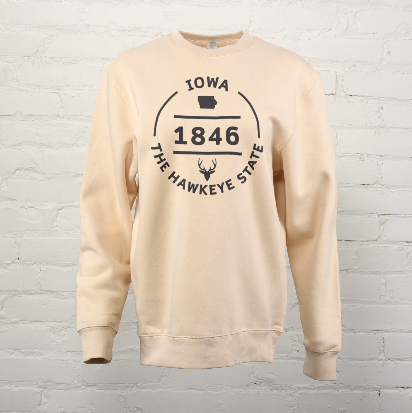 Iowa Hawkeye State Unisex Premium Crewneck