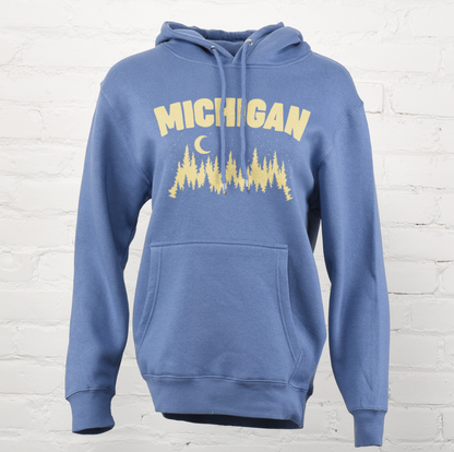 Michigan Treeline Unisex Hoodie