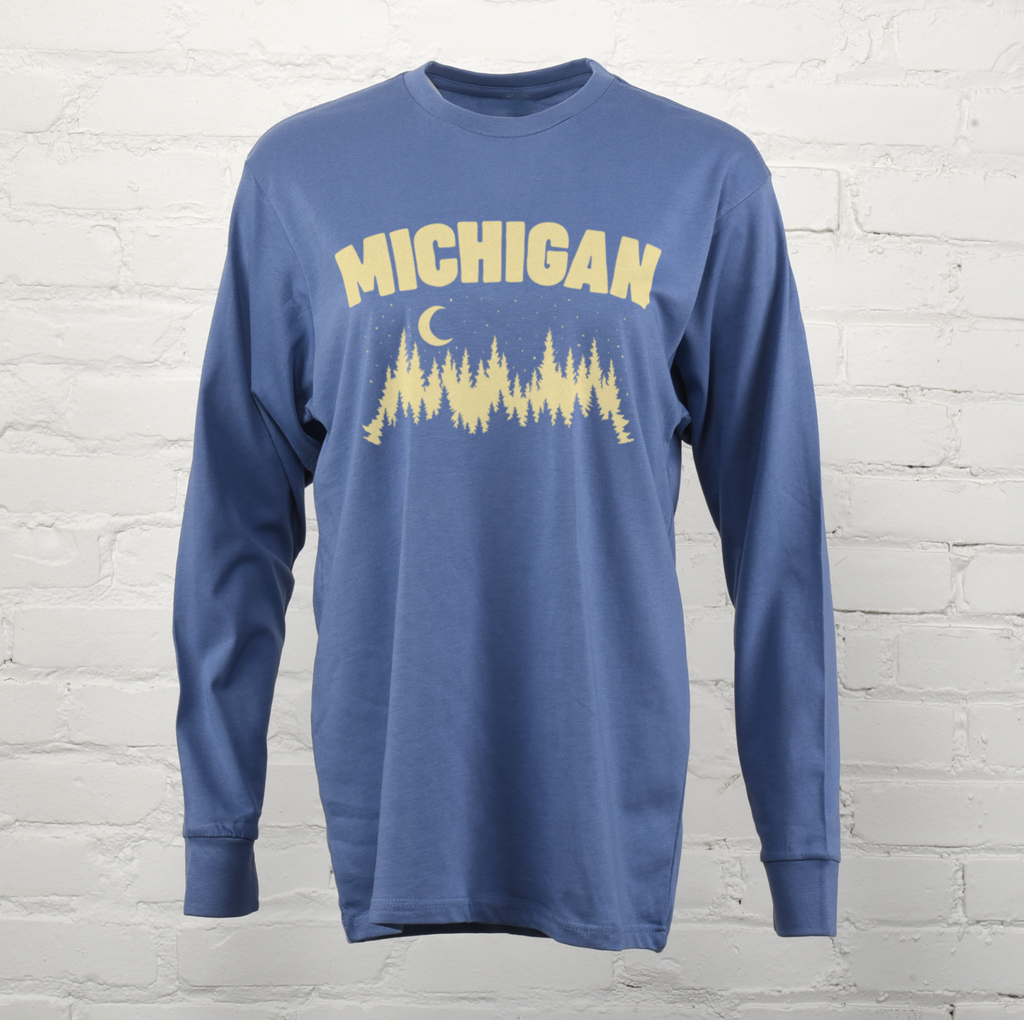 Michigan Treeline Unisex Long Sleeve