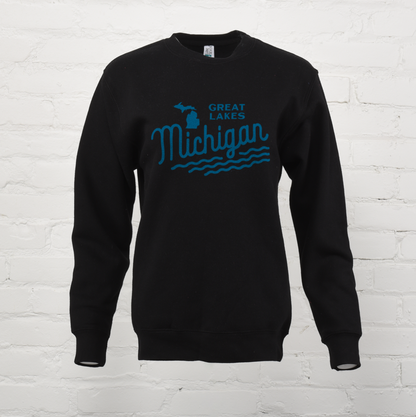 Michigan Great Lakes Unisex Premium Crewneck