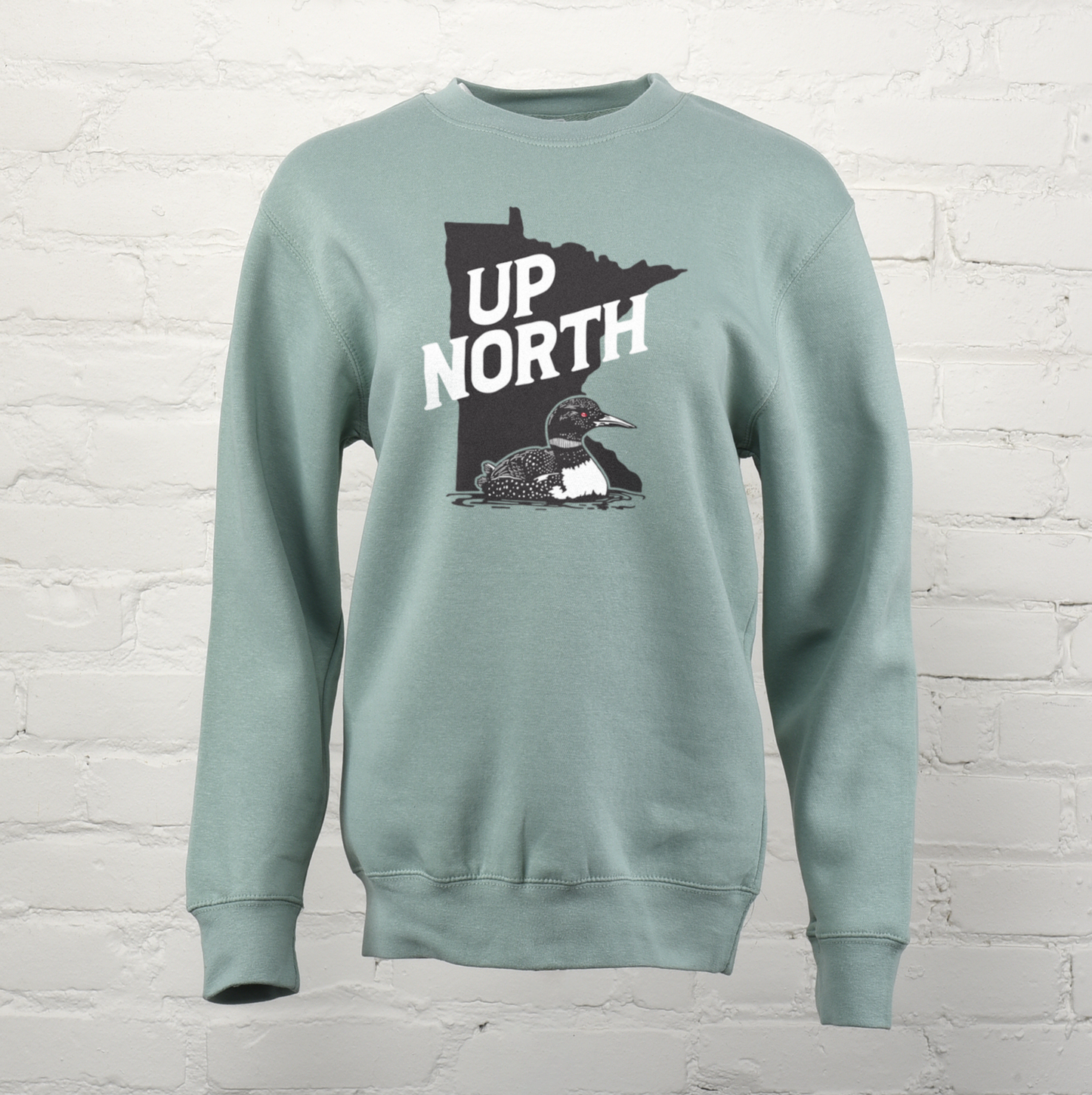 Minnesota Up North Loon Crewneck