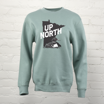 Minnesota Up North Loon Crewneck