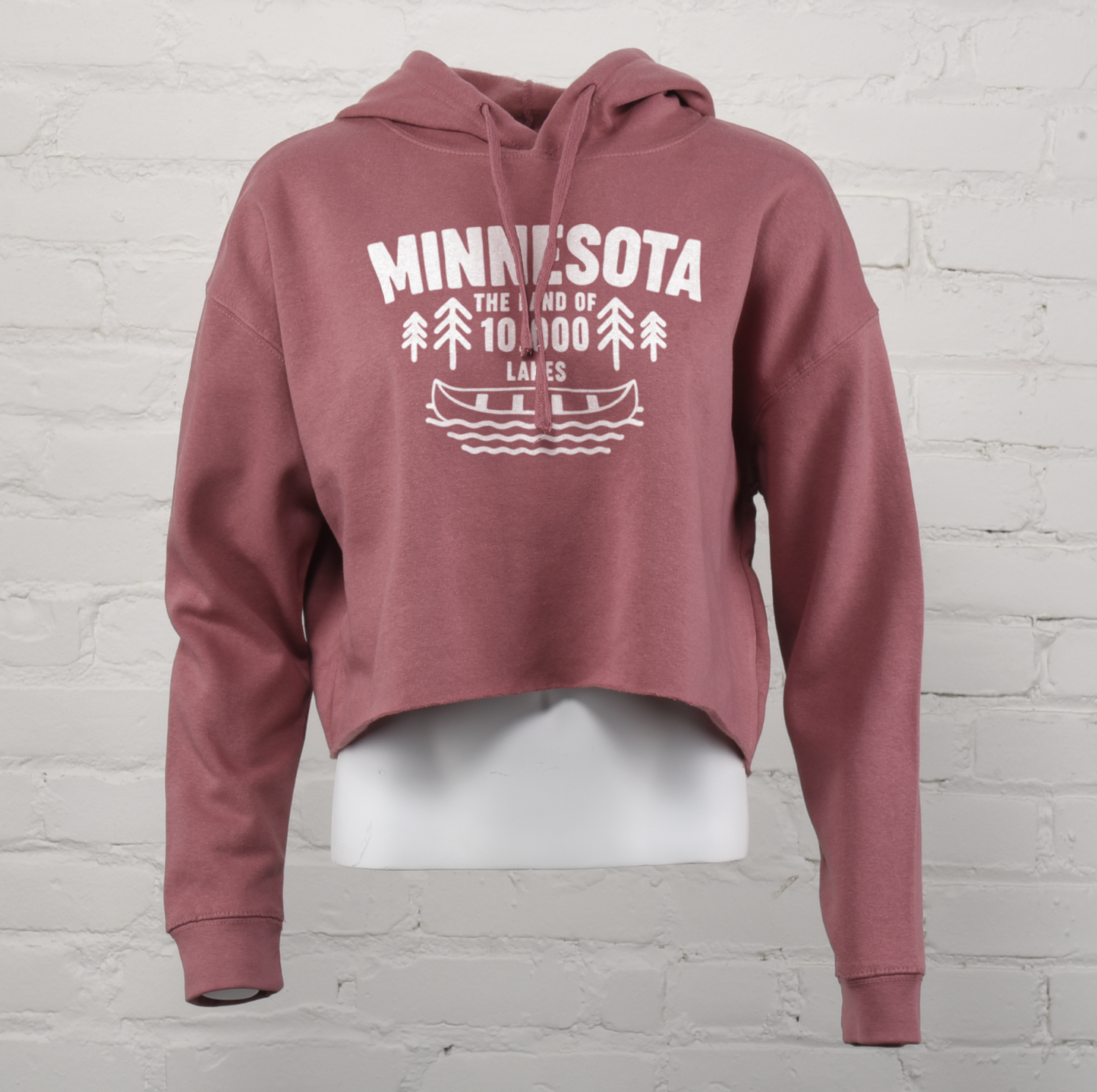 Minnesota 10K Lakes Cropped Hoodie