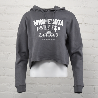 Minnesota 10K Lakes Cropped Hoodie