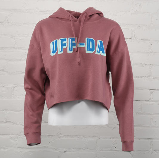 Minnesota Uff-Da Cropped Hoodie