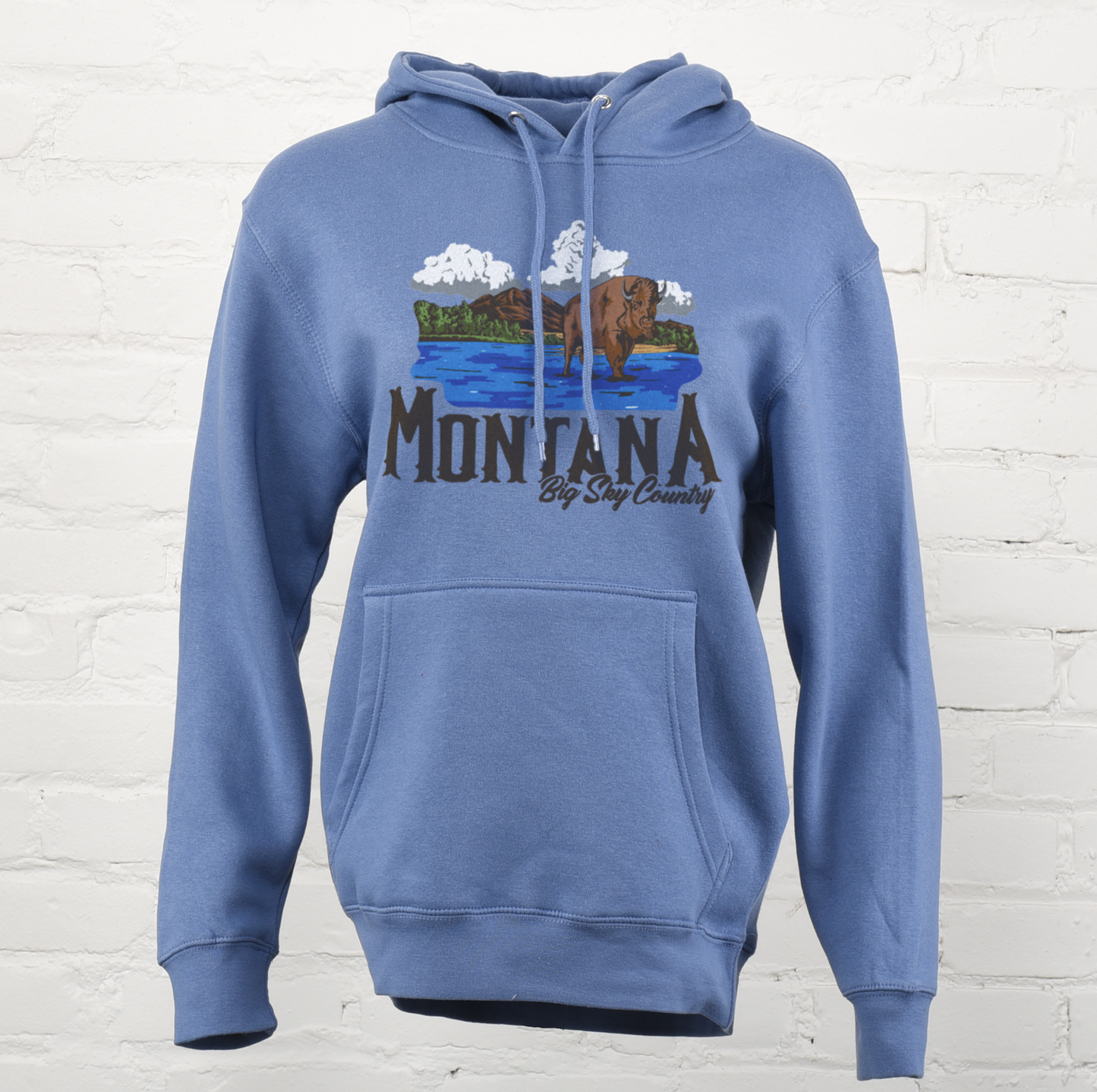 Montana Big Sky Bison Unisex Hoodie