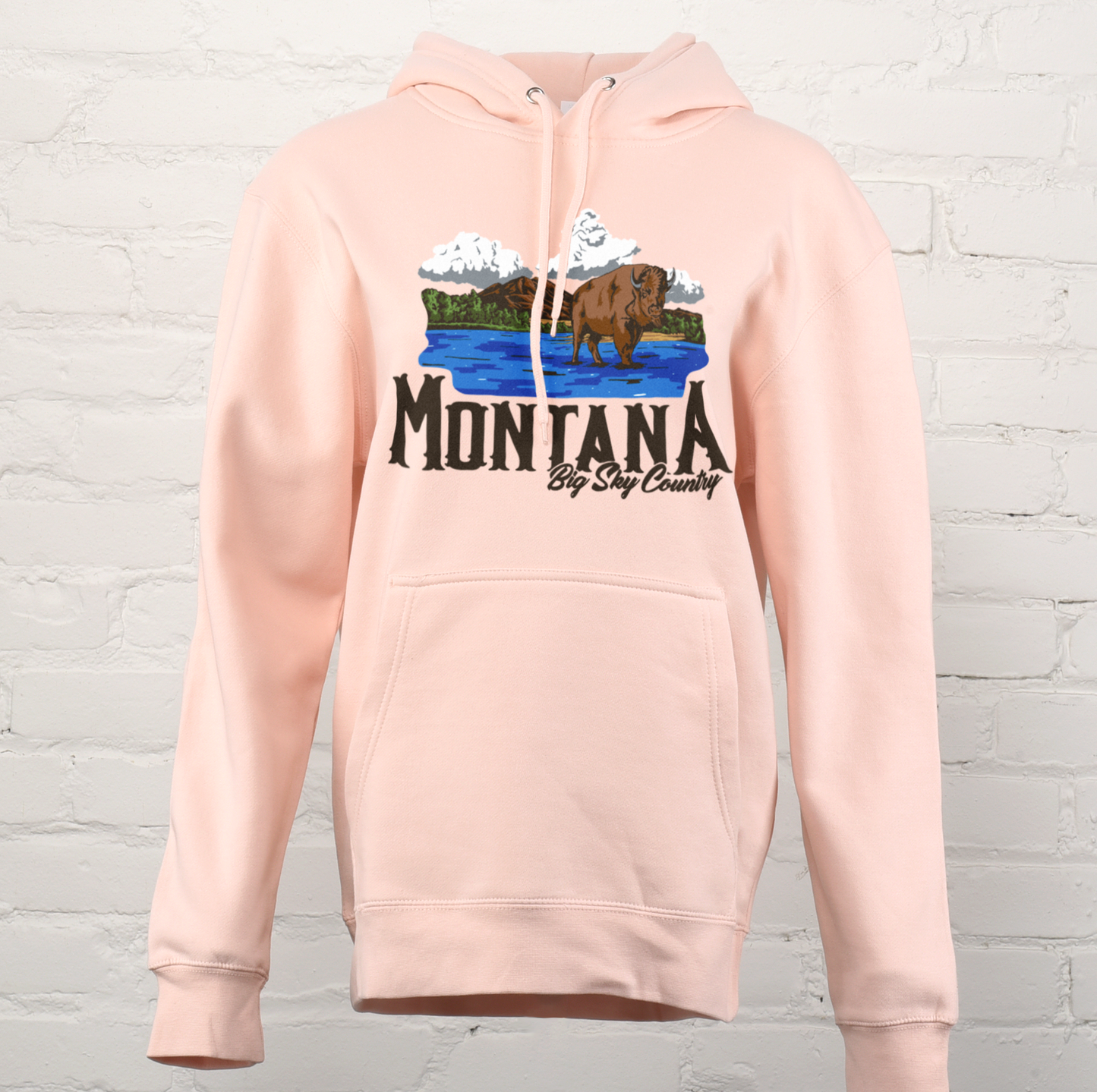 Montana Big Sky Bison Unisex Hoodie