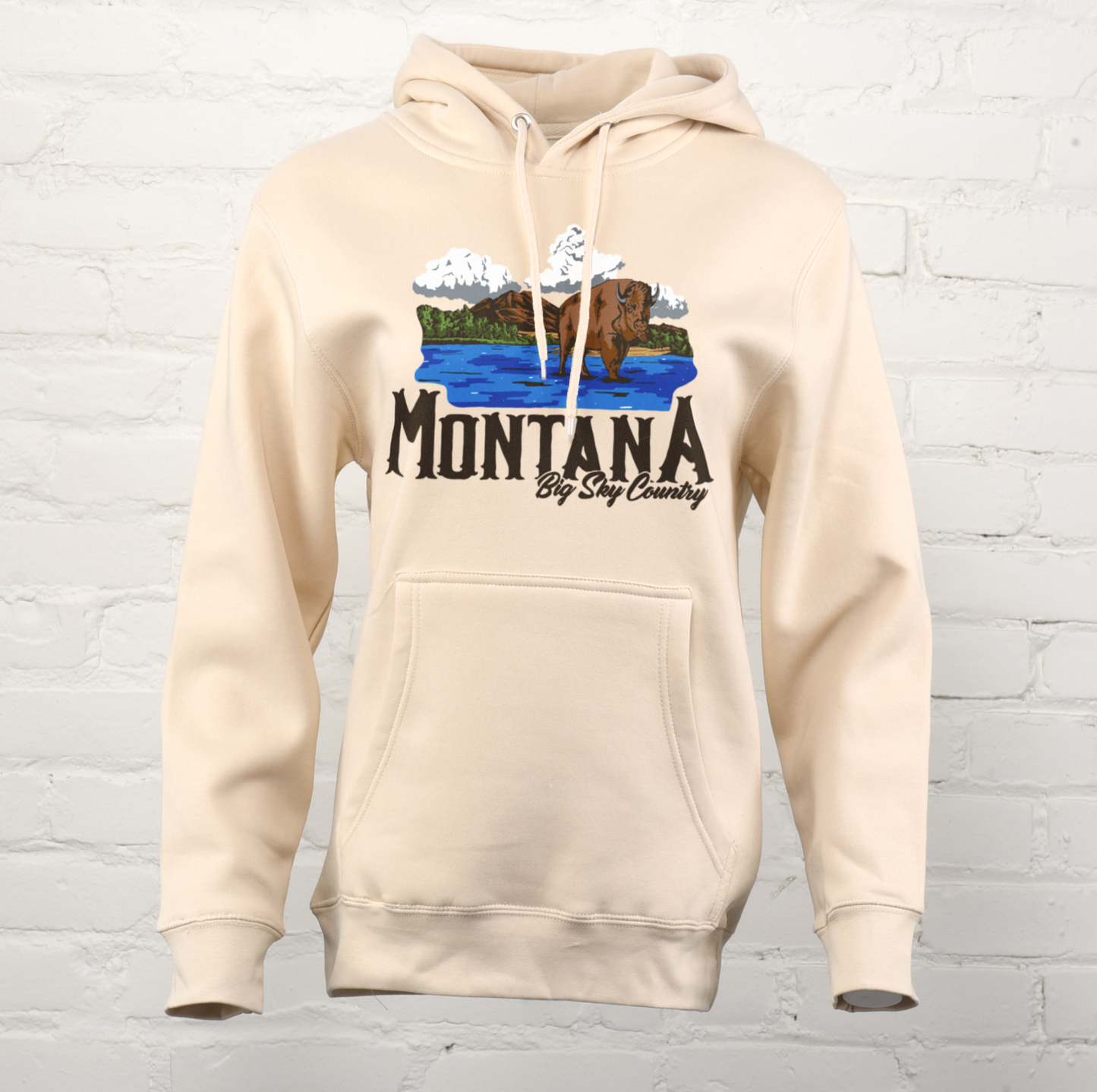 Montana Big Sky Bison Unisex Hoodie