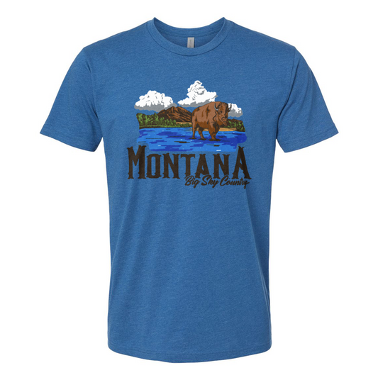 Montana Big Sky Bison Unisex T-Shirt