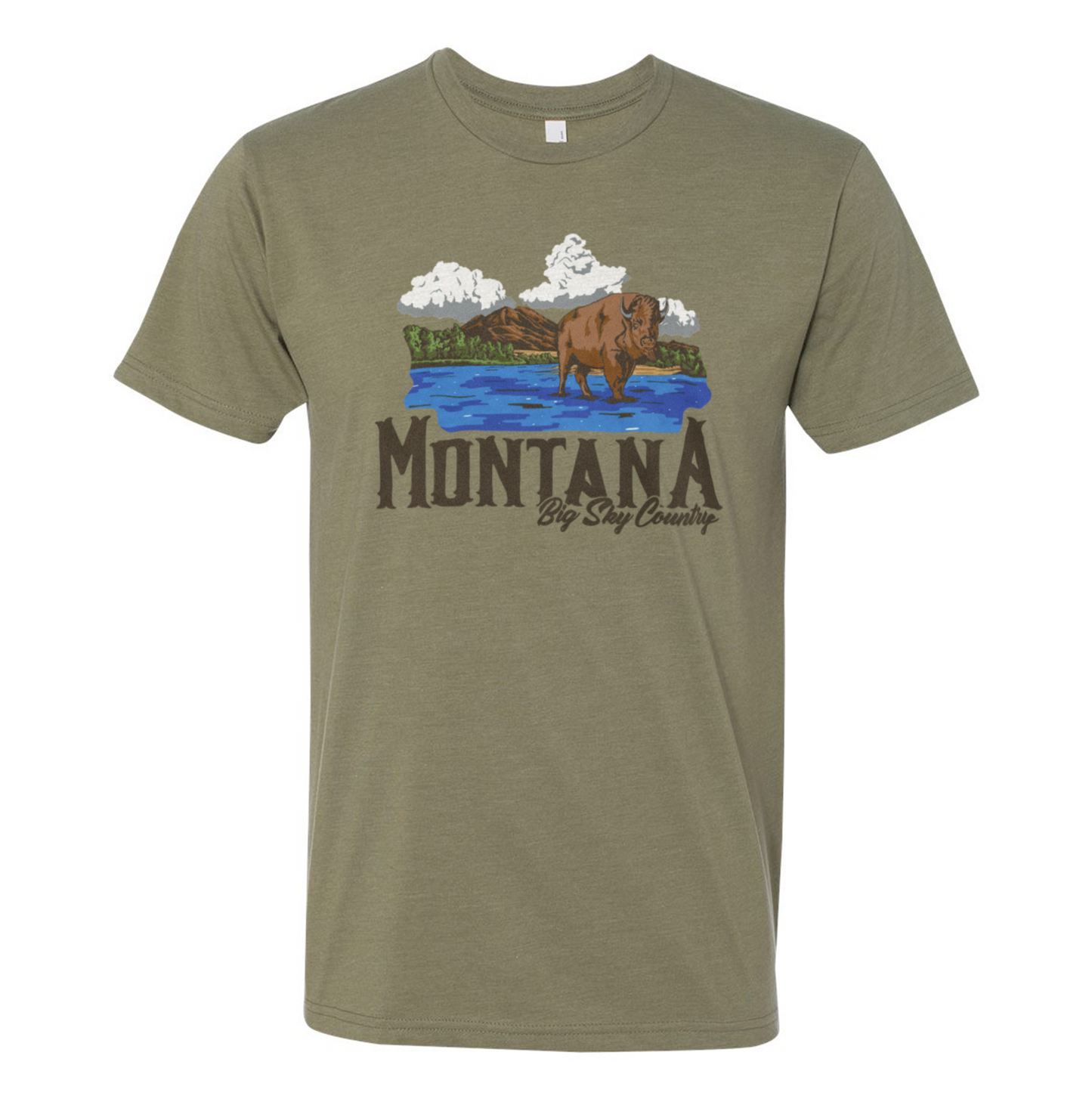 Montana Big Sky Bison Unisex T-Shirt