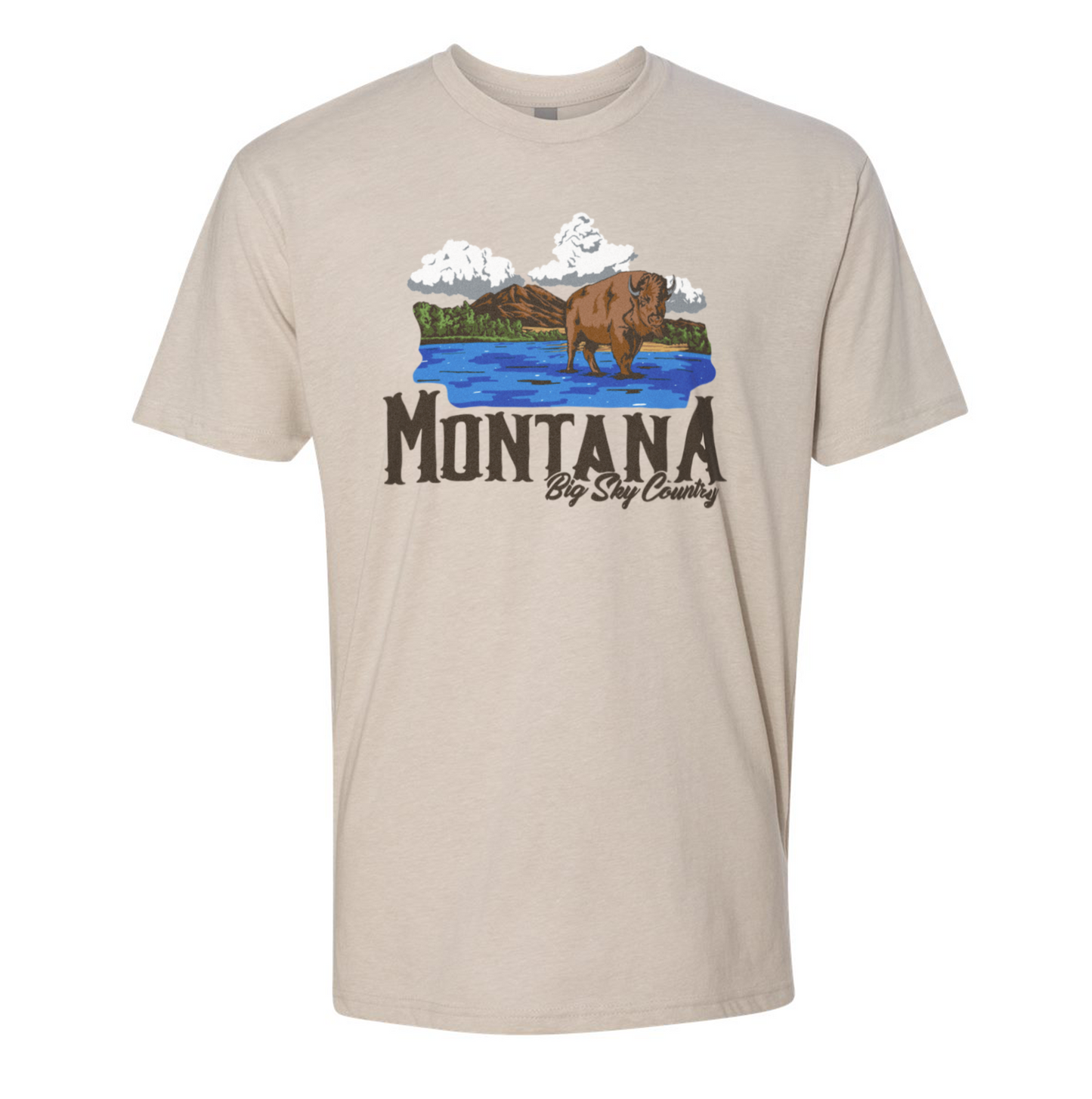 Montana Big Sky Bison Unisex T-Shirt