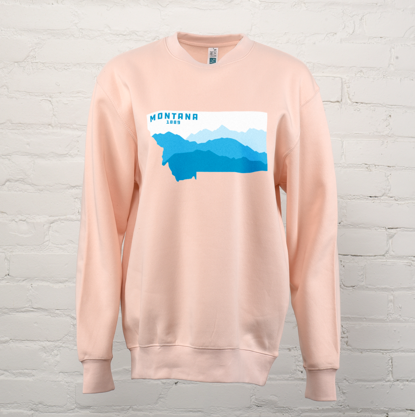 Montana Mountain Progression Unisex Premium Crewneck