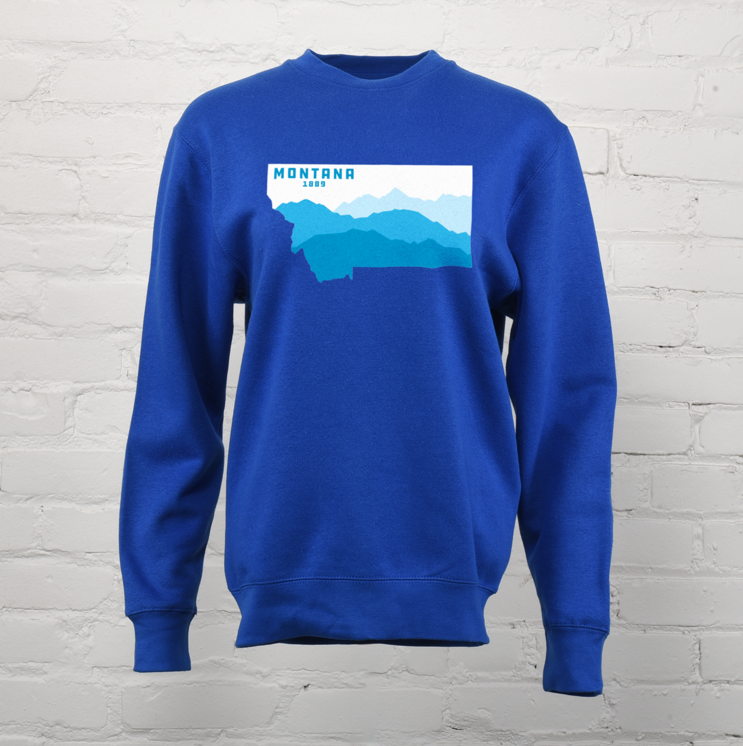 Montana Mountain Progression Unisex Premium Crewneck