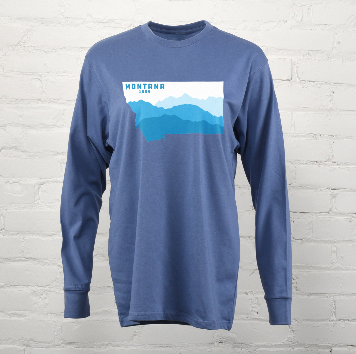 Montana Mountain Progression Unisex Long Sleeve Tee