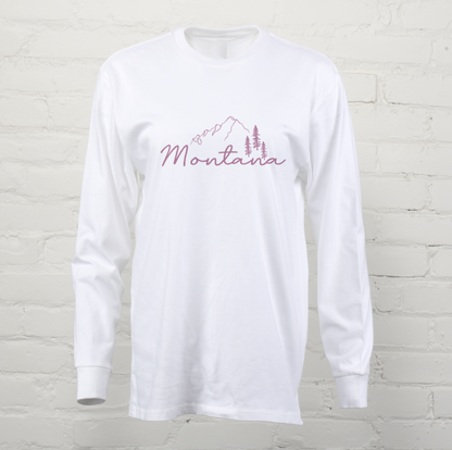 Montana Foothills Unisex Long Sleeve Tee