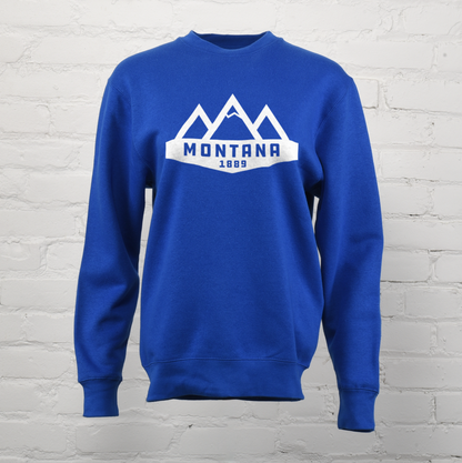 Montana Mountains Unisex Premium Crewneck