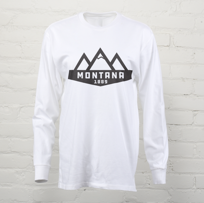 Montana Mountains Unisex Long Sleeve Tee