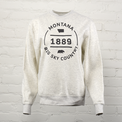 Montana Big Sky Country Unisex Premium Crewneck