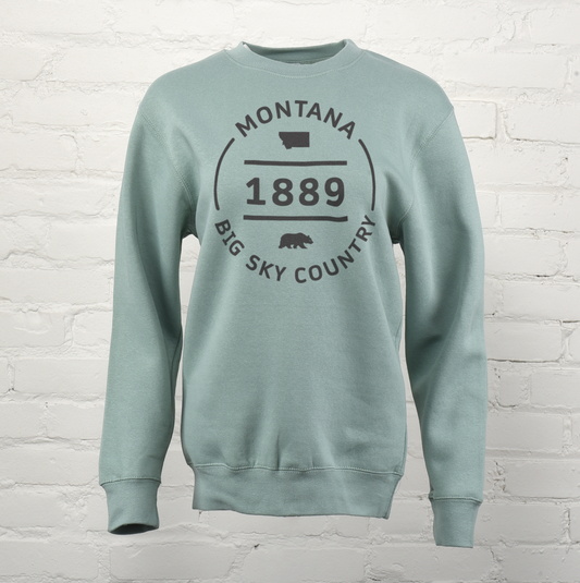 Montana Big Sky Country Unisex Premium Crewneck