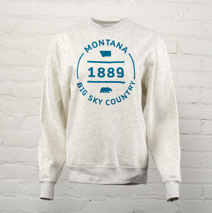 Montana Big Sky Country Unisex Premium Crewneck