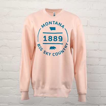 Montana Big Sky Country Unisex Premium Crewneck