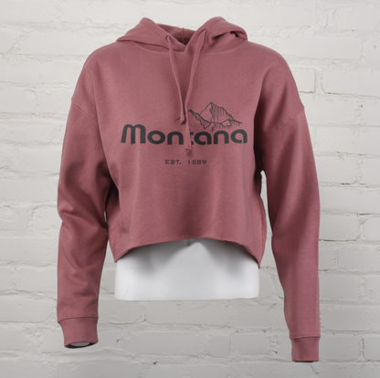 Montana Bells Crop Hoodie