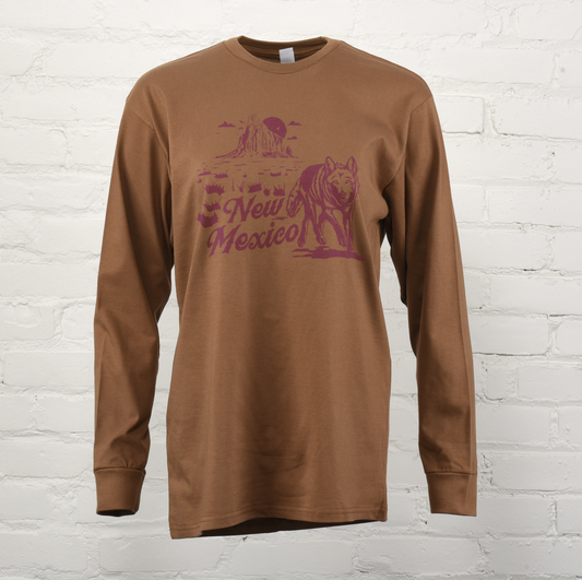 New Mexico Coyote Unisex Long Sleeve Tee