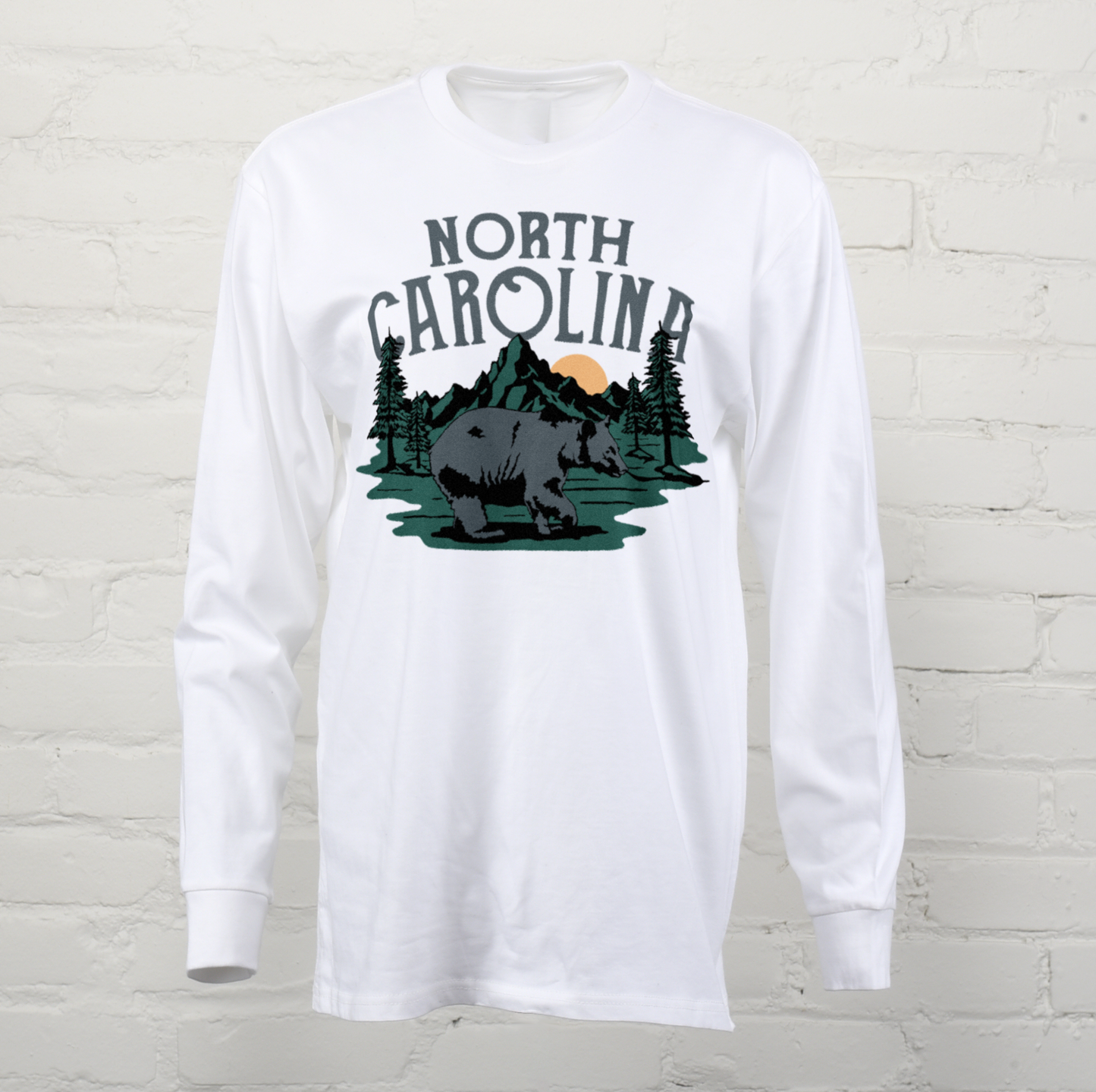 North Carolina Black Bear Unisex Long Sleeve Tee