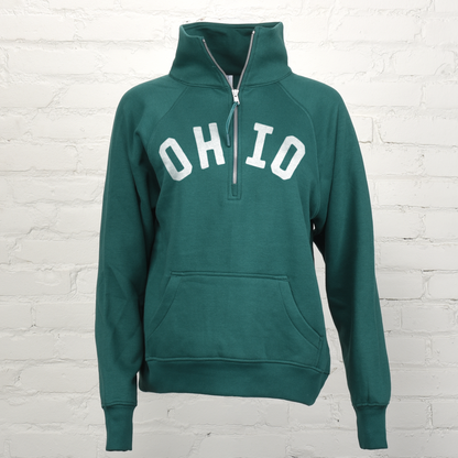 Ohio Boxy 1/2 Zip Sweatshirt