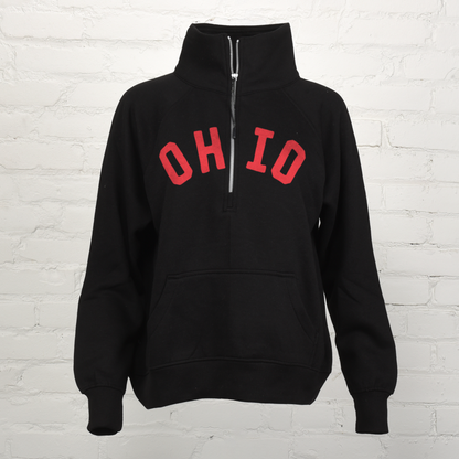Ohio Boxy 1/2 Zip Sweatshirt