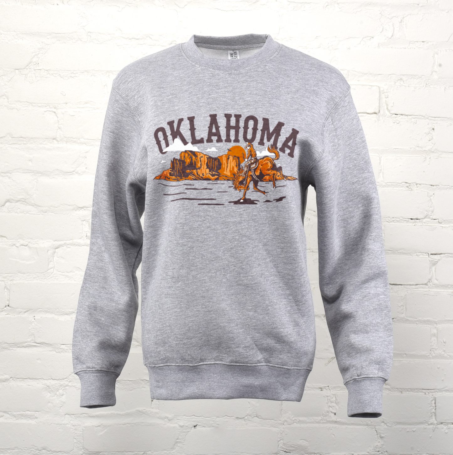 Oklahoma Cowboy Unisex Premium Crewneck