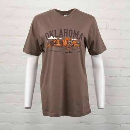 Oklahoma Cowboy Unisex Deluxe Tee