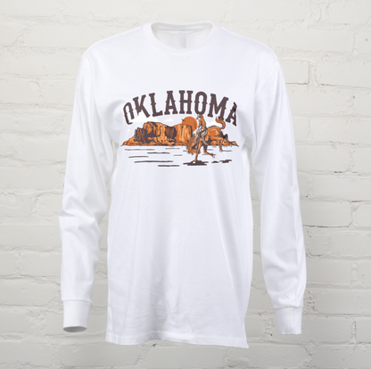 Oklahoma Cowboy Unisex Long Sleeve Tee