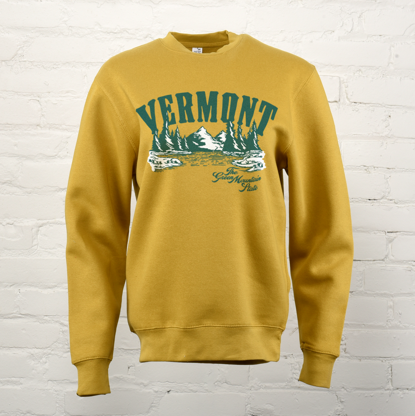 Vermont Green Mountains Unisex Premium Crewneck