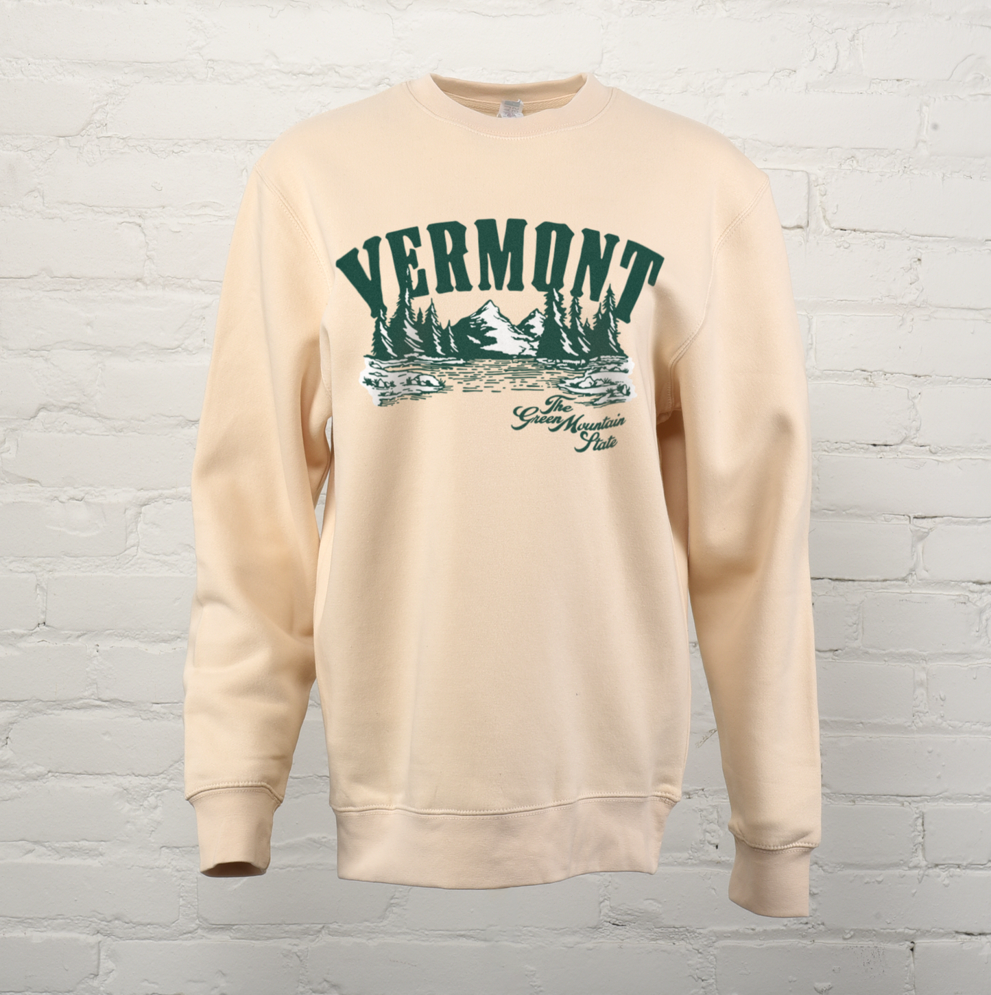 Vermont Green Mountains Unisex Premium Crewneck