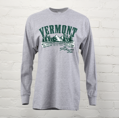 Vermont Green Mountains Unisex Long Sleeve Tee