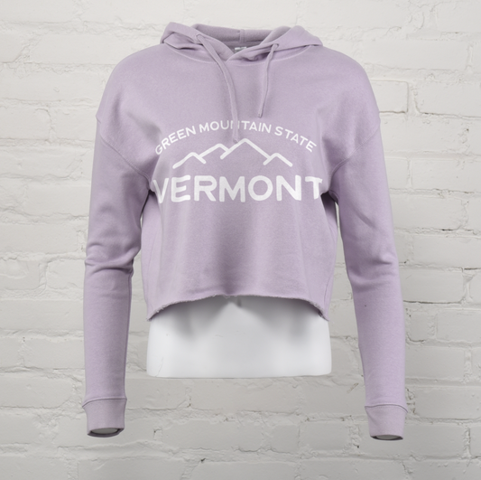 Vermont Mansfield Crop Hoodie