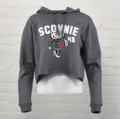 Wisconsin Sconnie Crop Hoodie