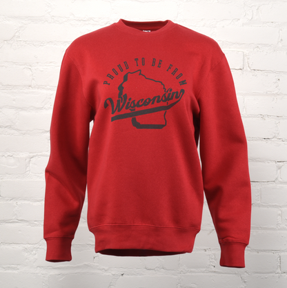 Wisconsin Proud To Be Unisex Premium Crewneck