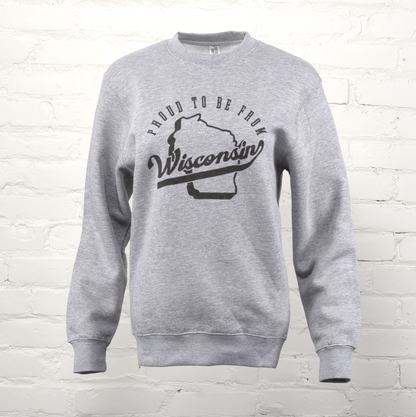 Wisconsin Proud To Be Unisex Premium Crewneck