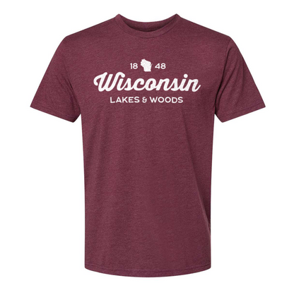 Wisconsin Lakes and Woods Unisex T-Shirt