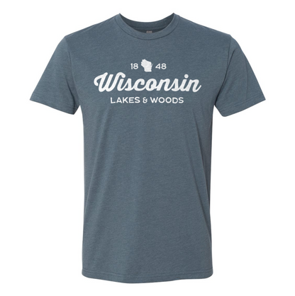 Wisconsin Lakes and Woods Unisex T-Shirt