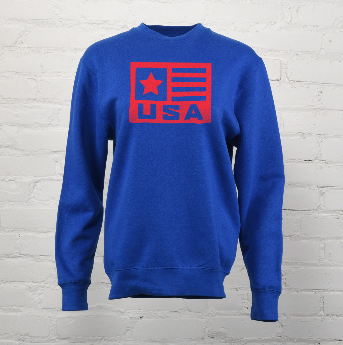 USA Single Star Premium Crewneck Sweatshirt