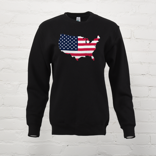 USA Stars & Stripes Premium Crewneck Sweatshirt