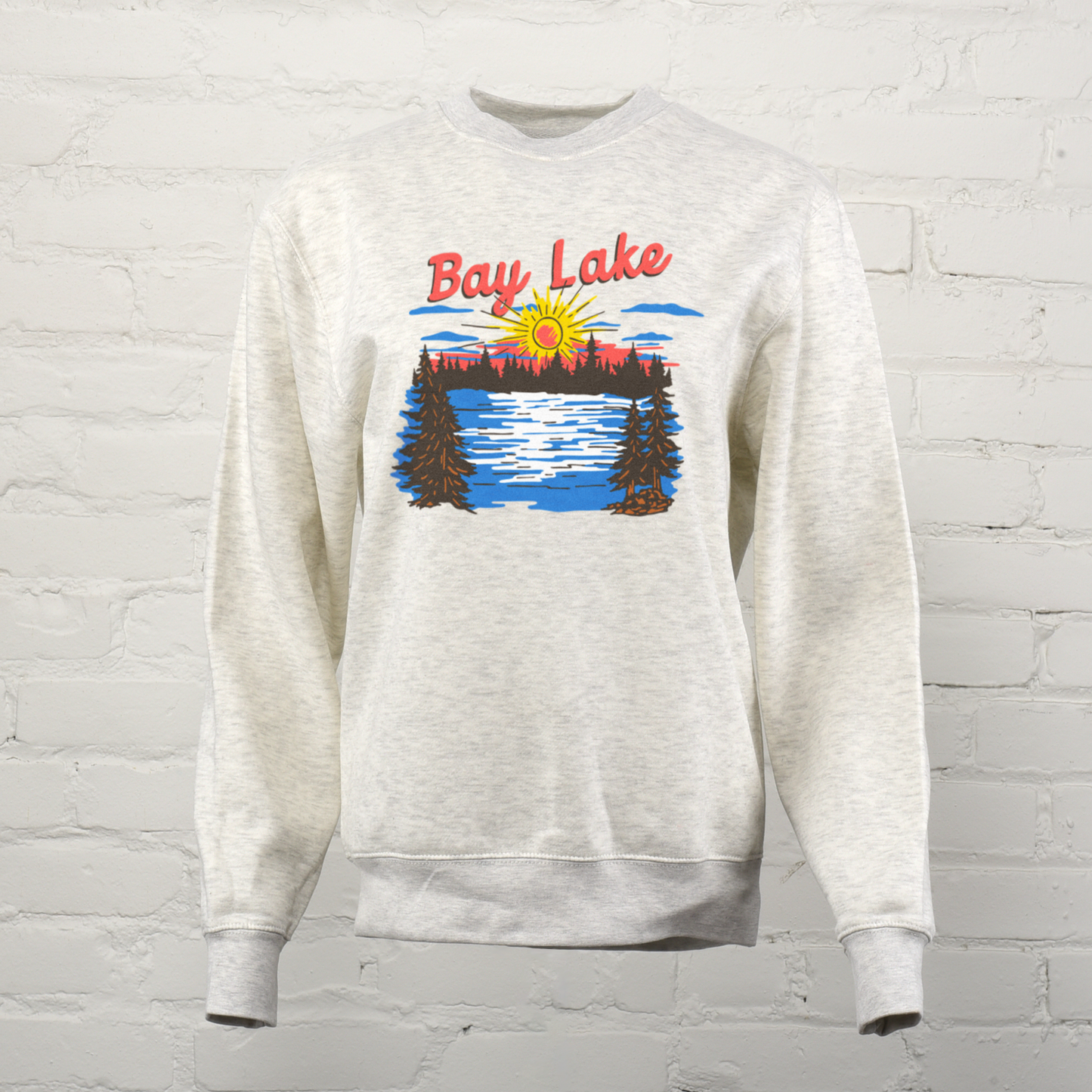 Sunset Lake Custom Unisex Crewneck