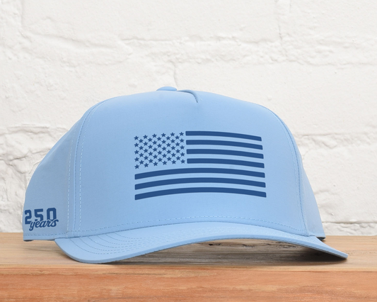 3D American Flag Sporty Nylon Snapback - 250 Anniversary