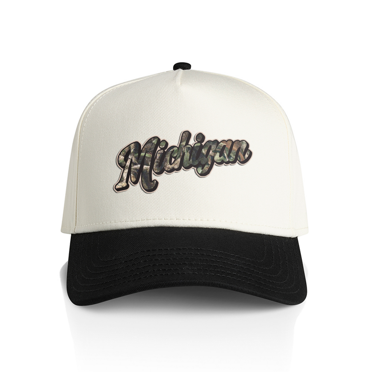 Camo Script Two-Tone Snapback (Custom)