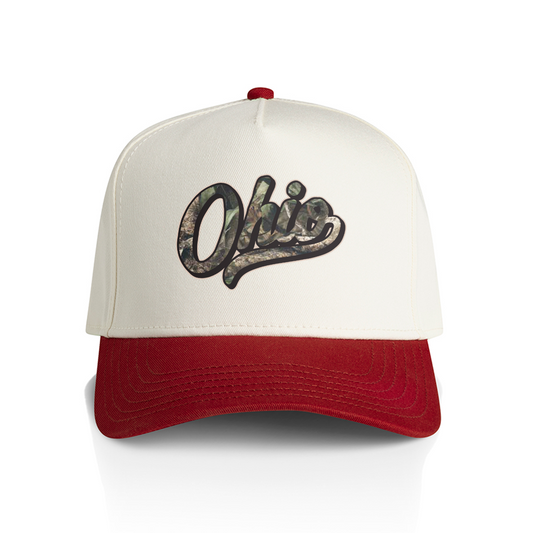 Camo Script Two-Tone Snapback (Custom)