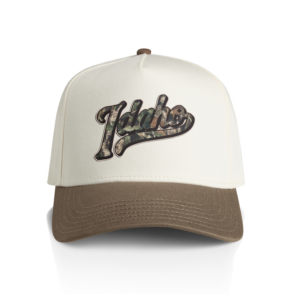 Camo Script Two-Tone Snapback (Custom)
